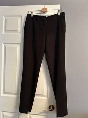 DKNY Black Classic Fit Dress Pants Trousers Size 8 Inseam 31